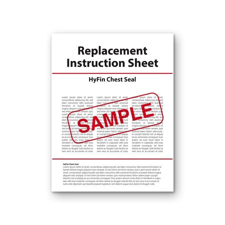 AEK Replacement Instruction Sheet  HyFin Chest Seal EN9425